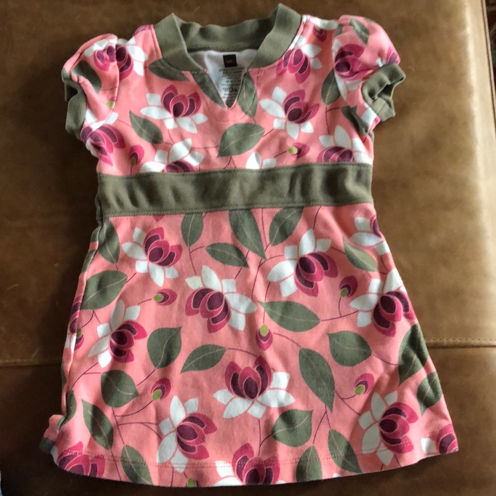 Pink floral Tea Collection dress